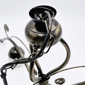 Lampadario a sospensione con catena RETRO II 3xE27/60W/230V