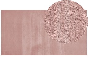 Tappeto rosa 80 x 150 cm MIRPUR Beliani