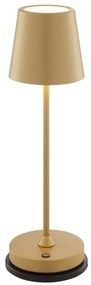 Brilliant - Lampada da tavolo LED ricaricabile dimmerabile a sfioramento ELORA LED/2,5W/5V 2700K IP44 dorata