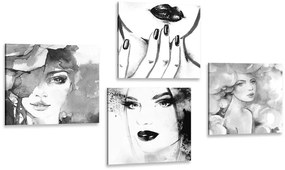 Set di quadri – Eleganza femminile