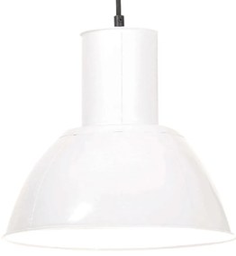 Lampada a Sospensione 25 W Bianca Rotonda 28,5 cm E27