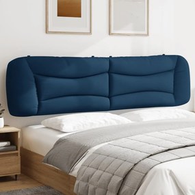 Cuscino Testiera Blu 200 Cm İn Tessuto /
