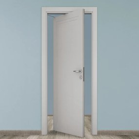 Porta tamburata rototraslante Angles grigio L 80 x H 210 cm sinistra