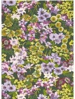Harlequin Carta da parati Wildflower Meadow - Emerald/ Amethyst/ Peridot
