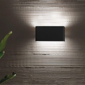 Applique LED 12W Bidirezione IP65 CCT Bianco Variabile - Nera Colore Bianco Variabile CCT