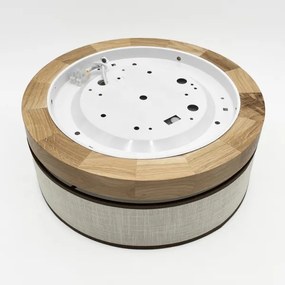 Brilagi - Plafoniera LED da soffitto BELLADONNA LED/20W/230V Ø 30 cm crema/rovere