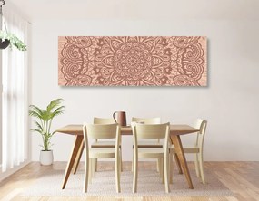 Quadro su tela – Mandala floreale