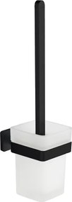 Mexen Asis spazzola per WC, nero - 7017650-70