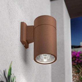 Applique Cilindrica Monodirezionale XL IP54 Base E27 - Corten
