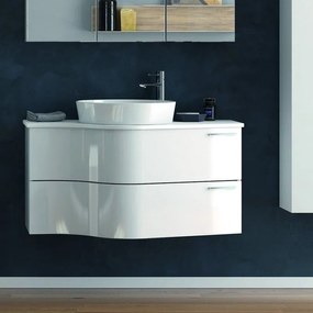 Kamalu - mobile bagno sospeso 100cm design ultramoderno form-100