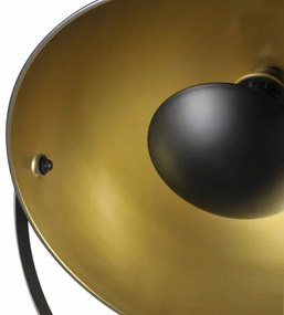 Lampada con piedistallo MATYLDA 1xE27/20W/230V nero/oro