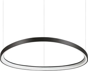 Gemini sospensione led 55 w dali/push 6300 lm 3000 k nero  81cm