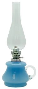 Lampada a olio TEREZA 34 cm azzurro