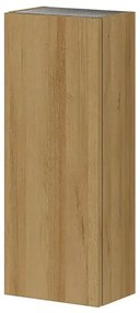 Colonna bagno sospeso H. 75 cm Master rovere miele con anta reversibile