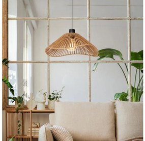 Eglo 44072 - Lampadario a sospensione con filo LAVISTER 1xE27/60W/230V marrone