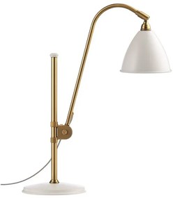 Bestlite BL1 Lampada da Tavolo Ø16 Ottone/Bianco Opaco - GUBI