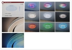Paulmann 70546 - LED RGBW/22W Plafoniera dimmerabile RAINBOW 230V + tc