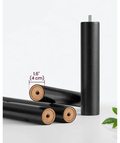 Appendiabiti da terra LINEA nero