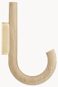 Gancio da parete in legno di quercia Umbrella, in diverse dimensioni