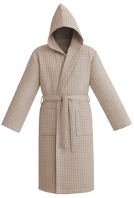 Accappatoio nido d'ape L/XL ecru