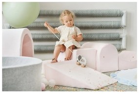 Gioco per psicomotricità grigio in velluto 3 pz altezza totale 30 cm 225x90 cm Montessori – Meowbaby