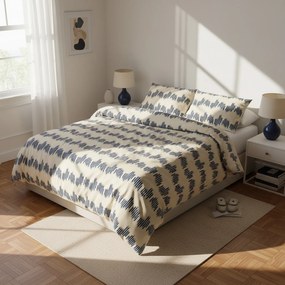 Parure copripiumino geometrico blu