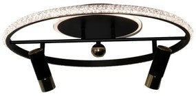 Plafoniera LED dimmerabile LED/60W/230V 3000-6500K nero + telecomando