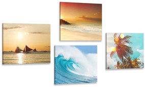 Set di quadri – Vita al mare