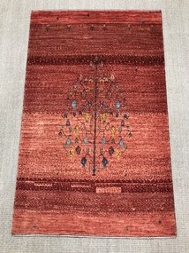Loribaft Tappeto persiano 130x80 Rosso (Iran) Annodato A Mano