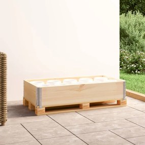 Collare Per Pallet 50x100 Cm İn Legno Massello Di Pino /