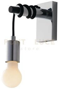 Applique a parete  a parete admiral cromo 1 luce attacco e27 15,5x43cm