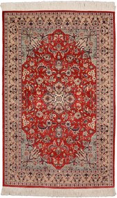 Isfahan Tappeto 210x130 Rosa (Pakistan) Annodato A Mano