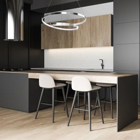 Lampadario LED a sospensione con filo LUCERO LED/48W/230V cromo lucido