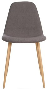 SET 4x Sedia da pranzo ROKA grigio scuro