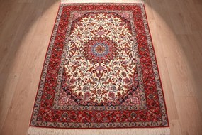 Isfahan Tappeto 160 x 110 (Iran) Annodato A Mano