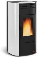 extraflame termostufa a pellet raffaella idro h15 col. bianco vit50567