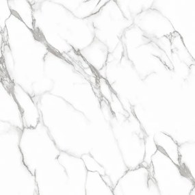 Piastrelle in LTV PVC autoadesive da pavimento parete Set 22 pz 2 mt2 30x30 effetto Marmo Bianco