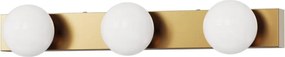 Brilagi - Illuminazione per specchio da bagno HOLLYWOOD 3xLED/3W/230V IP44 dorata