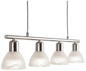 Lampadario LED a sospensione con filo DAYTONA 4xE14/5W/230V 3000K cromo lucido