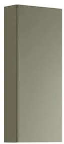Pensile bagno Pixel laccato opaco verde salvia, 1 anta apertura da sinistra P 17 x L 30 x H 80 cm