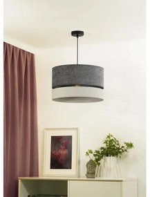 Duolla - Lampadario a sospensione con filo DOUBLE 1xE27/15W/230V diametro 40 cm grigio