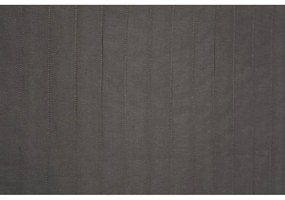 Copriletto trapuntato grigio scuro per letto matrimoniale 220x240 cm Monart - Mijolnir