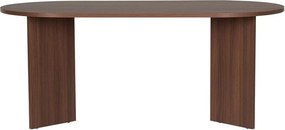 Tavolo da pranzo con effetto noce 89,5x180 cm Sablin – Kalune Design