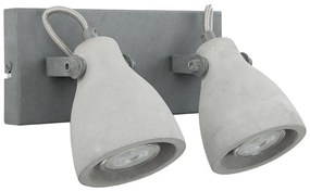 Lampada da muro di cemento in colore grigio chiaro MISTAGO II      Beliani