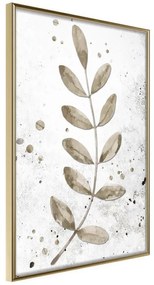 Poster  Dried Twig  Cornice Quadri Cornice d'oro, Larghezza x Altezza Home decor 20x30