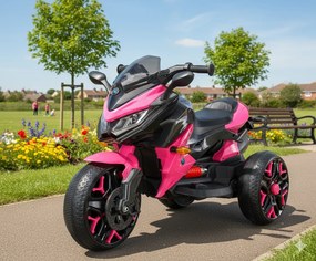 Moto Elettrica per Bambini 12V Tristar Rosa...