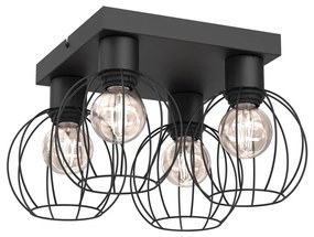 Faretto LAPS 4xE27/15W/230W nero