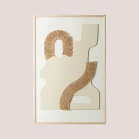 Quadro Decorativo (40x60 cm) Tafari Marrone Legno Naturale - Sklum
