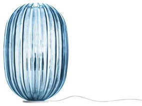 Foscarini - Plass Medio Lampada da Tavolo con Dimmer Azzurro Foscarini