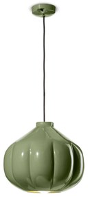 Ferroluce Decò  Afoxè - 1-light suspension C2641 Verde Salvia